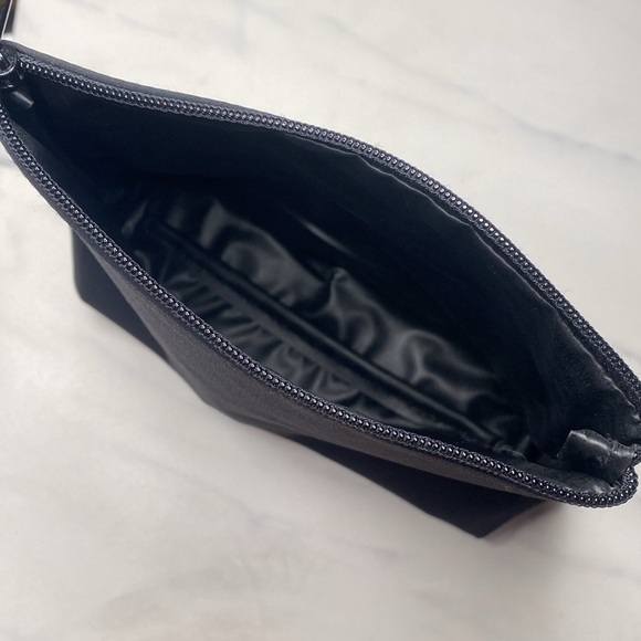 Black Holt Renfrew makeup bag Y2K 90's BNWOT vintage - Picture 6 of 10